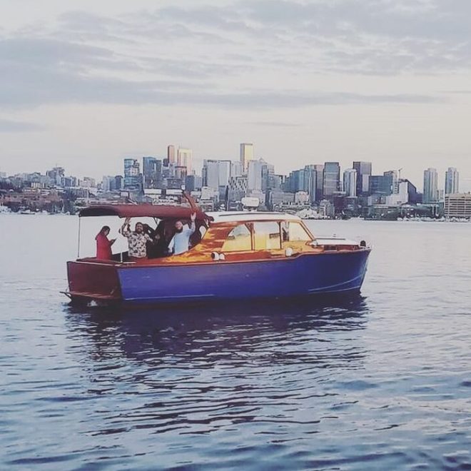 Annie Skyline a small boat in a large body of water